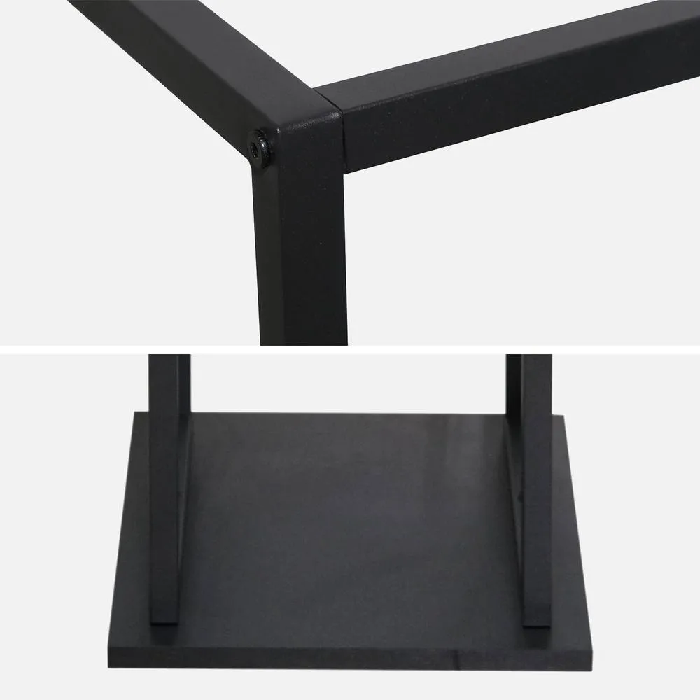 sweeek 112cm Interior Vertical Log Rack in Black 3