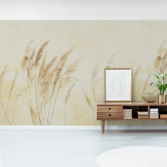 Pampas Grass Wall Mural 2