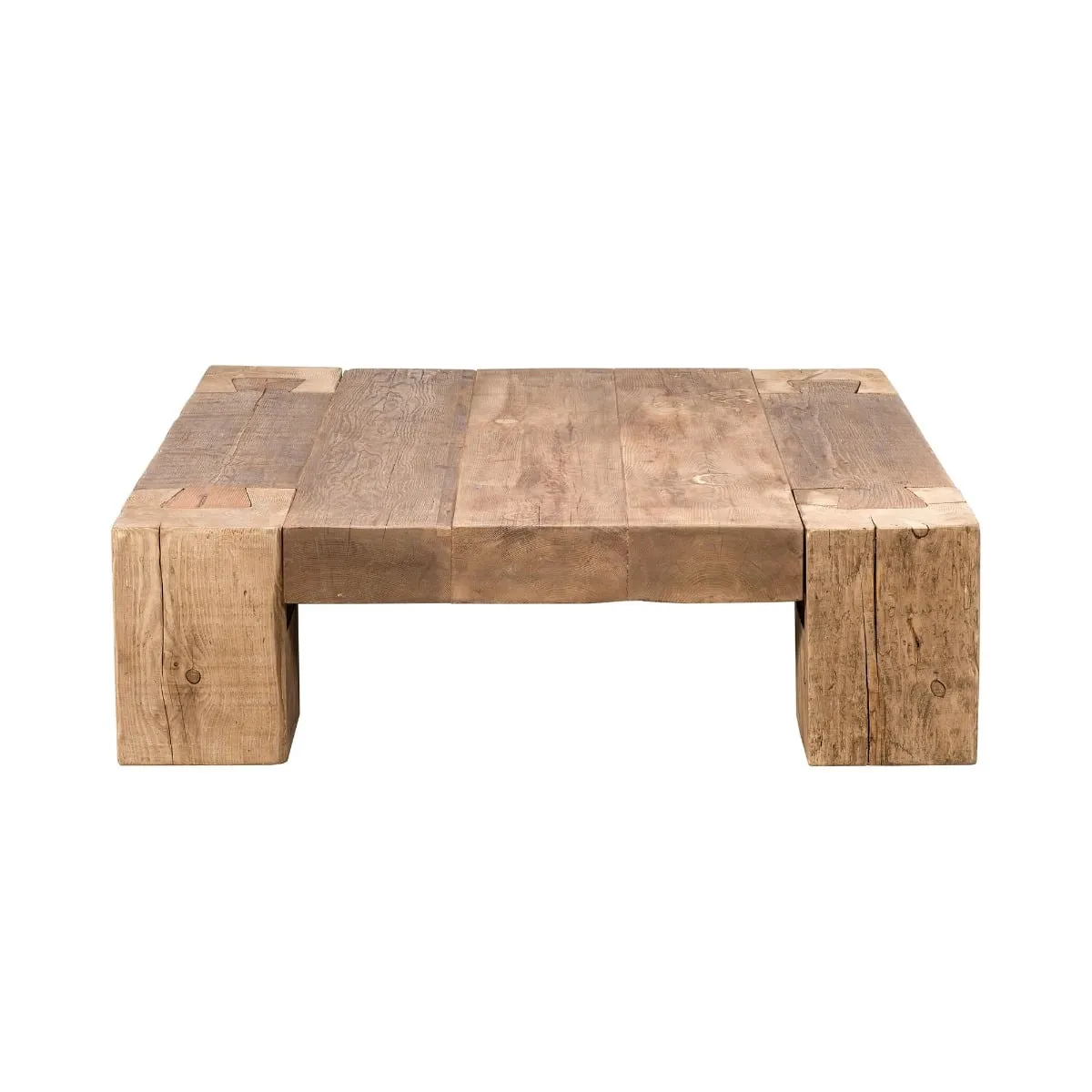 Timothy Oulton English Beam Coffee Table 140X140Cm, Neutral Wood | Barker & Stonehouse 3