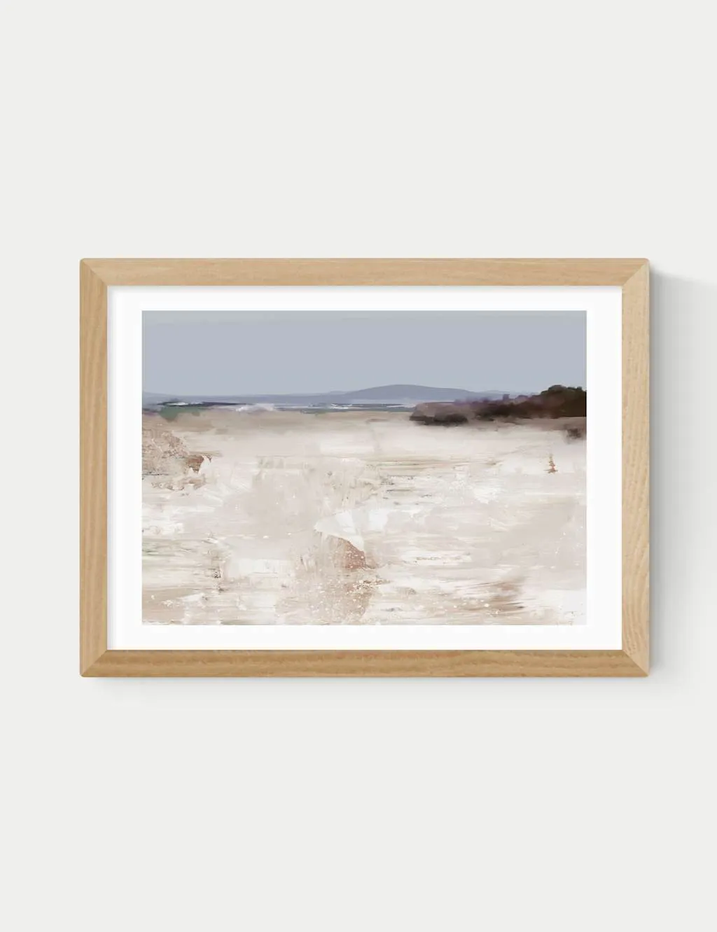 East End Prints Cali Framed Art Print Natural