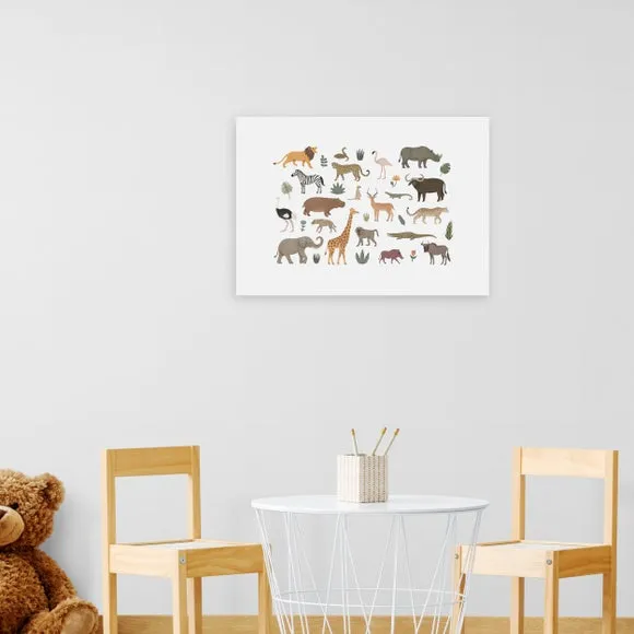 East End Prints New Safari Animals Print 1