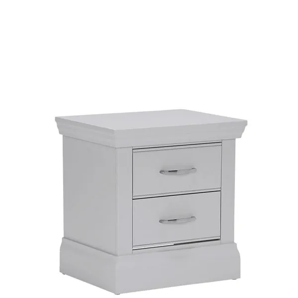 Willersey 2 Drawer Bedside Chest  Grey