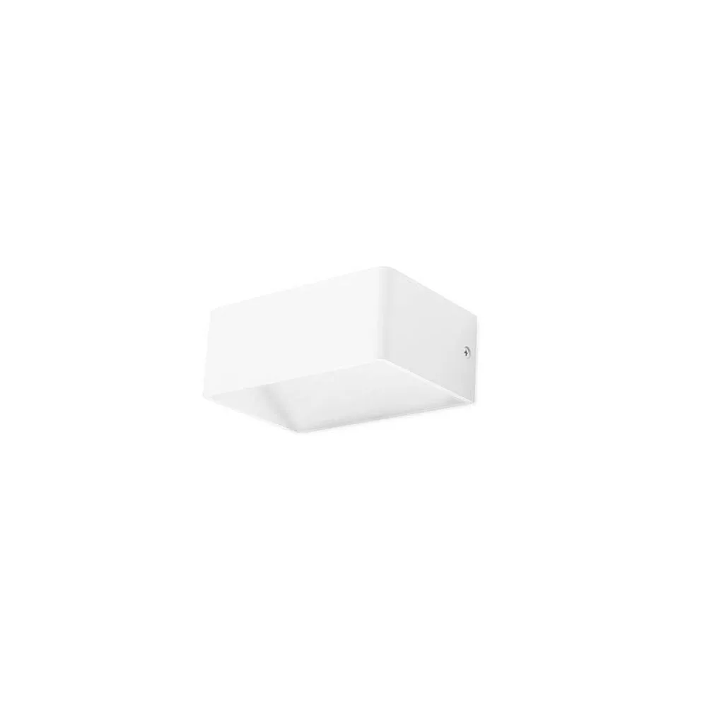 Netlighting Toppi LED Flush Wall Light White 530lm 3000K