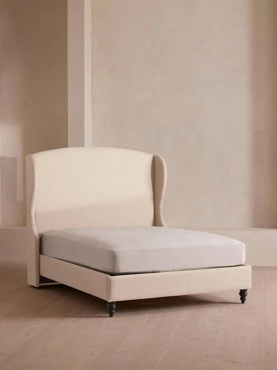 Rivas Bed, Super King, Linen, Bisque