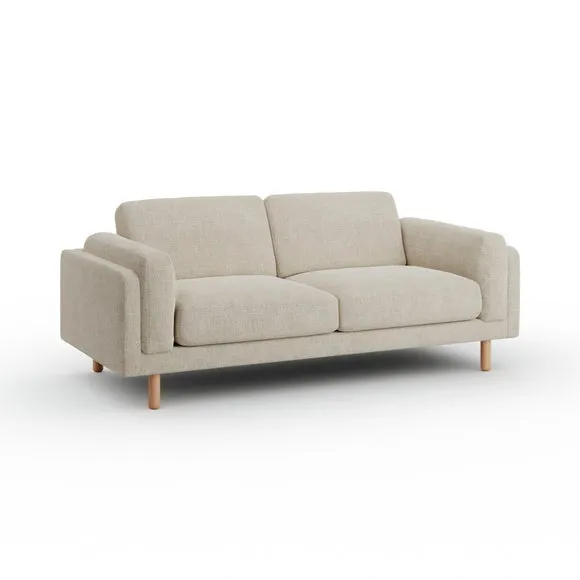 Newton Chunky Tonal Weave 3 Seater Sofa 6