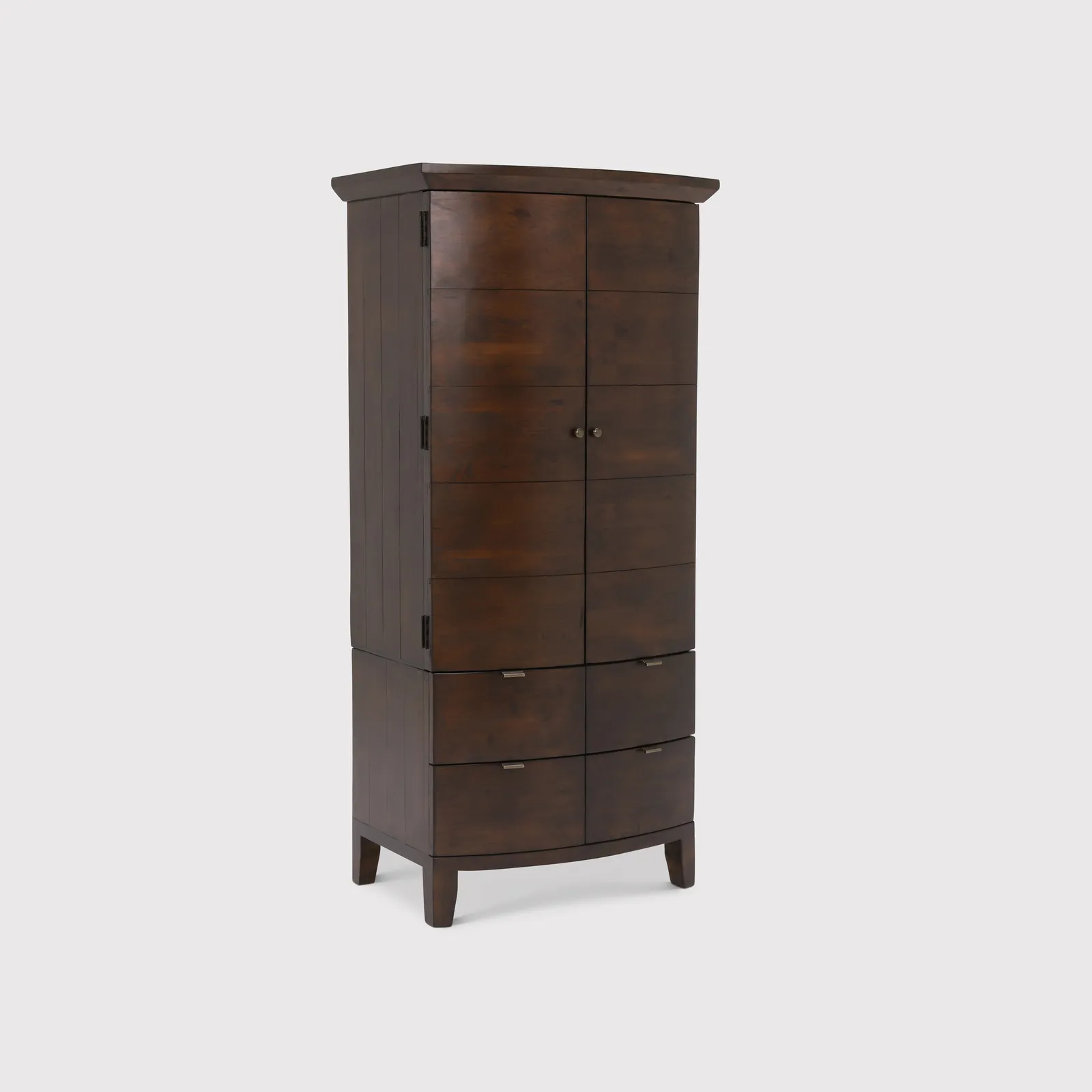 Navajos Wardrobe With 4 Drawer Base, Brown | Barker & Stonehouse