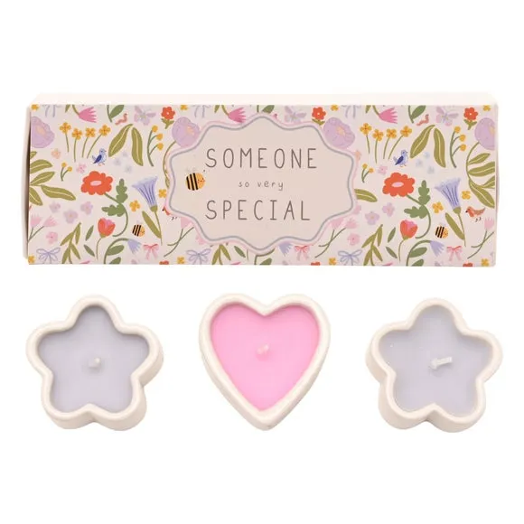 Love Life Friend Set of 3 Lychee & Raspberry Mini Candles 2