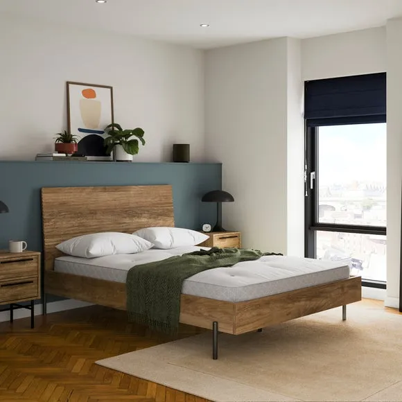 Bryant Bed Frame, Mango Wood Effect