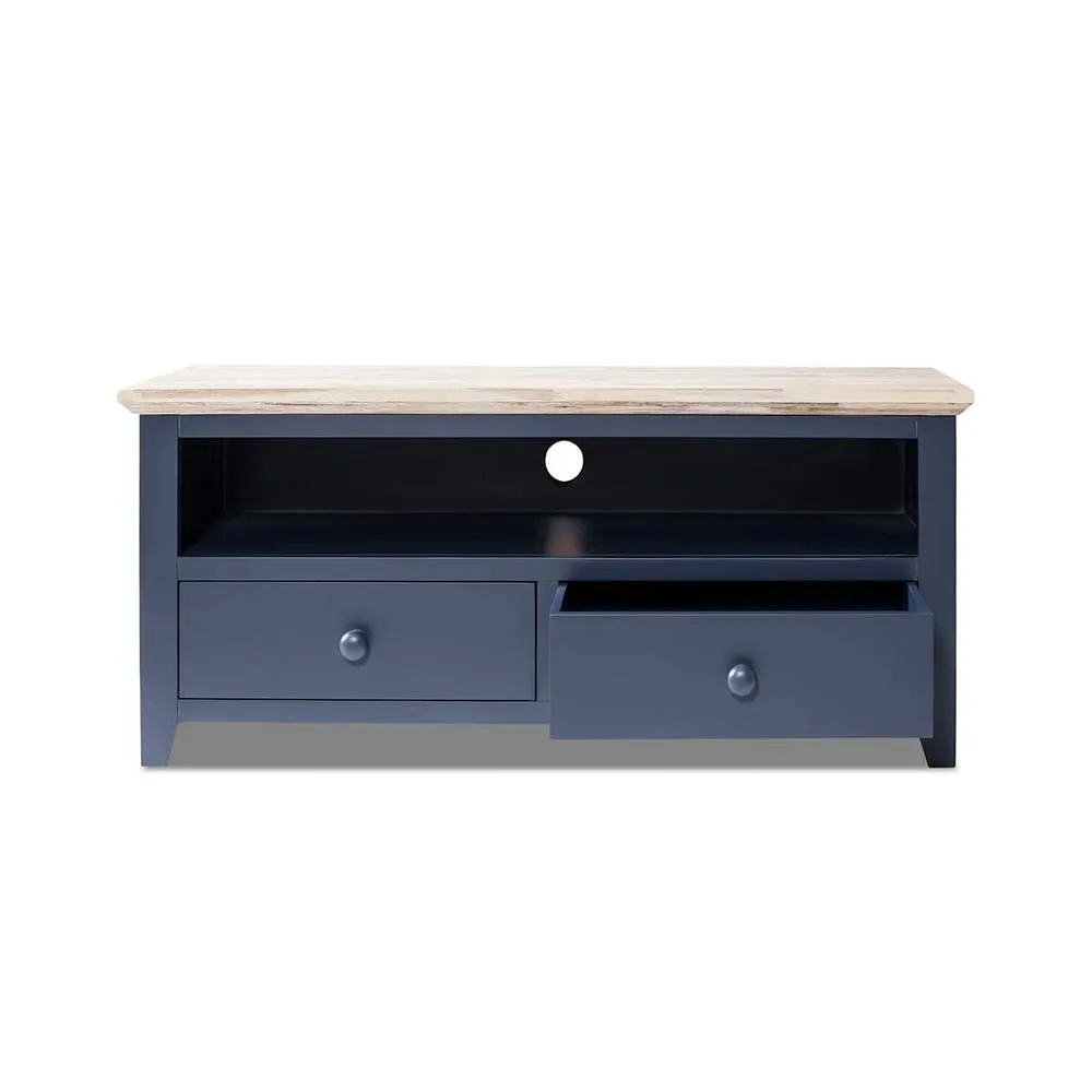 Statement Furniture Florence TV Stand With 2 Drawers & Shelf in Navy 5