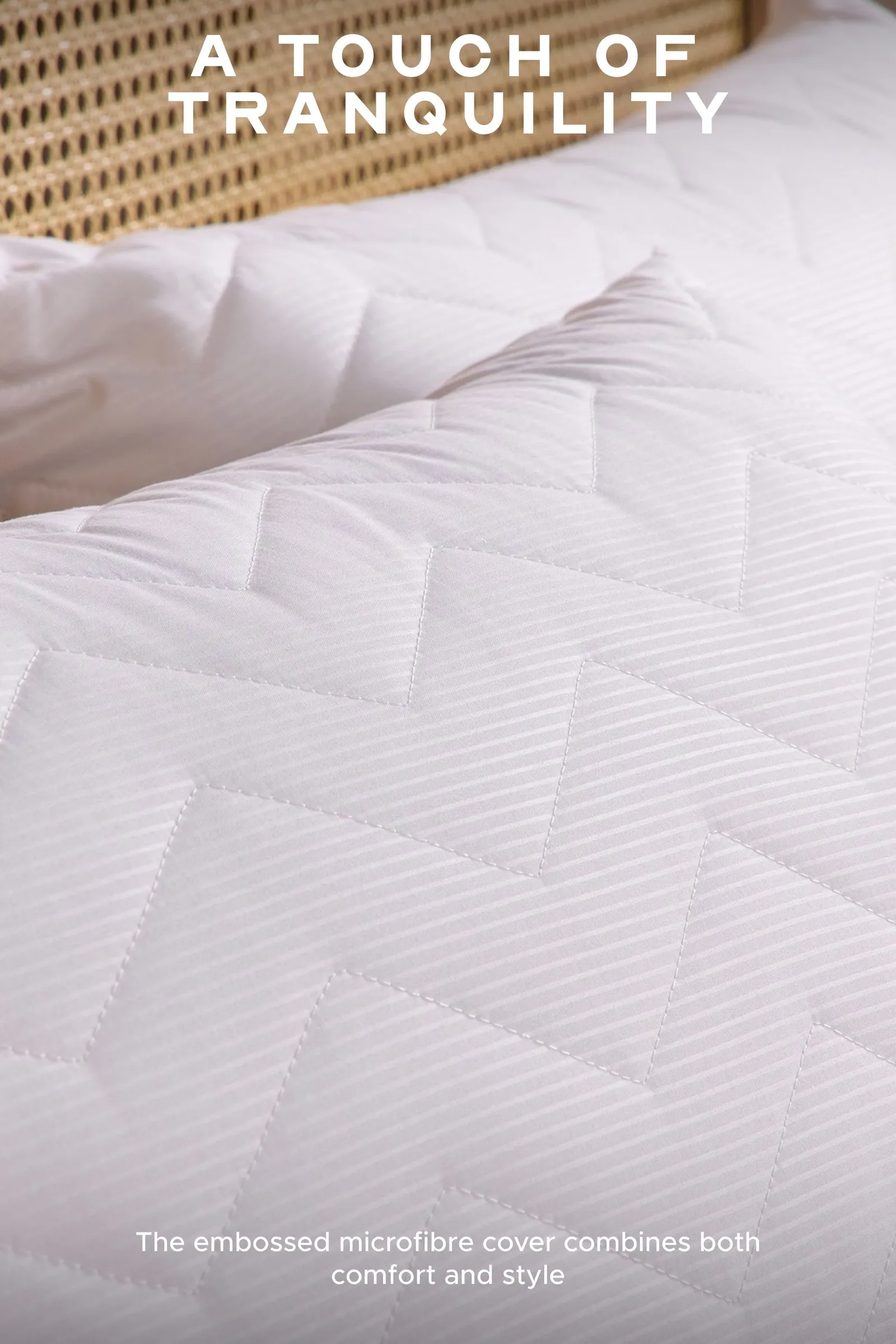 Snuggledown Scandi Rebound Pillow, Firm Support, 2 Pack in White 5