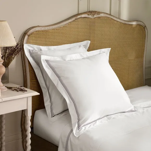 Dorma Rovello Embroidery 100% Cotton Continental Pillowcase 1