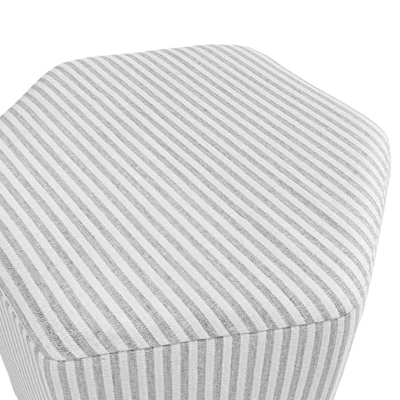 Harbour Thin Stripe Stool 2