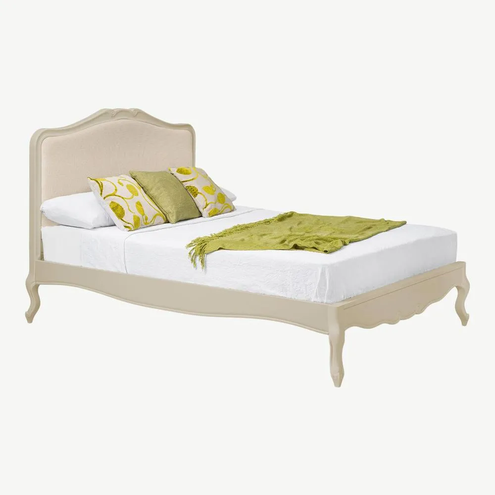 Statement Furniture Juliette French Style 6ft Super King Bed with Upholstered Headboard in Ivory 2