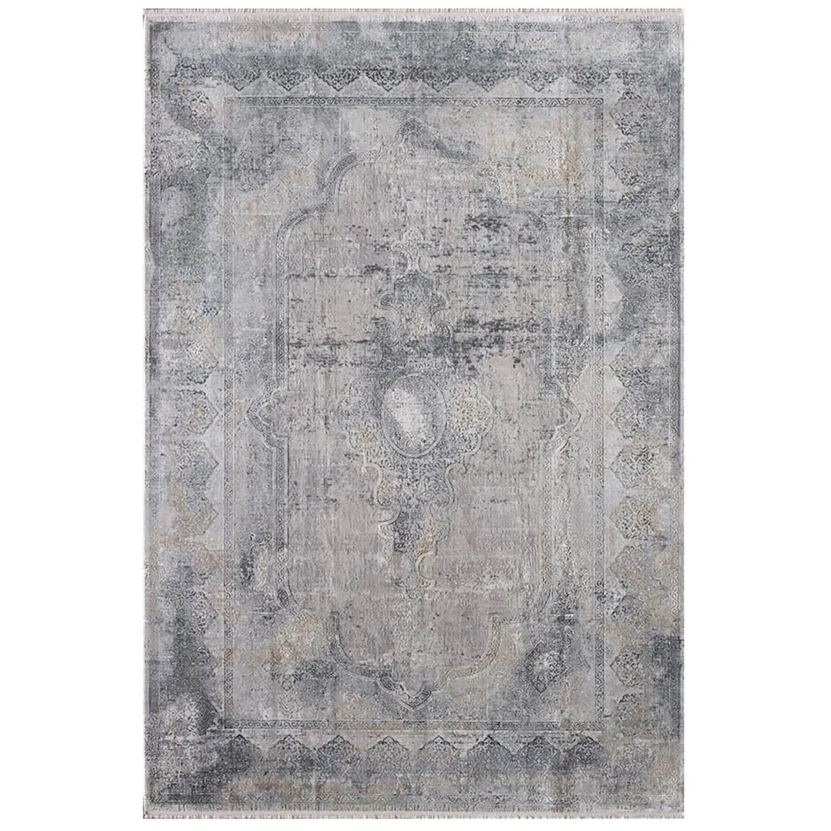 Artisan Rug, Metallic Grey
