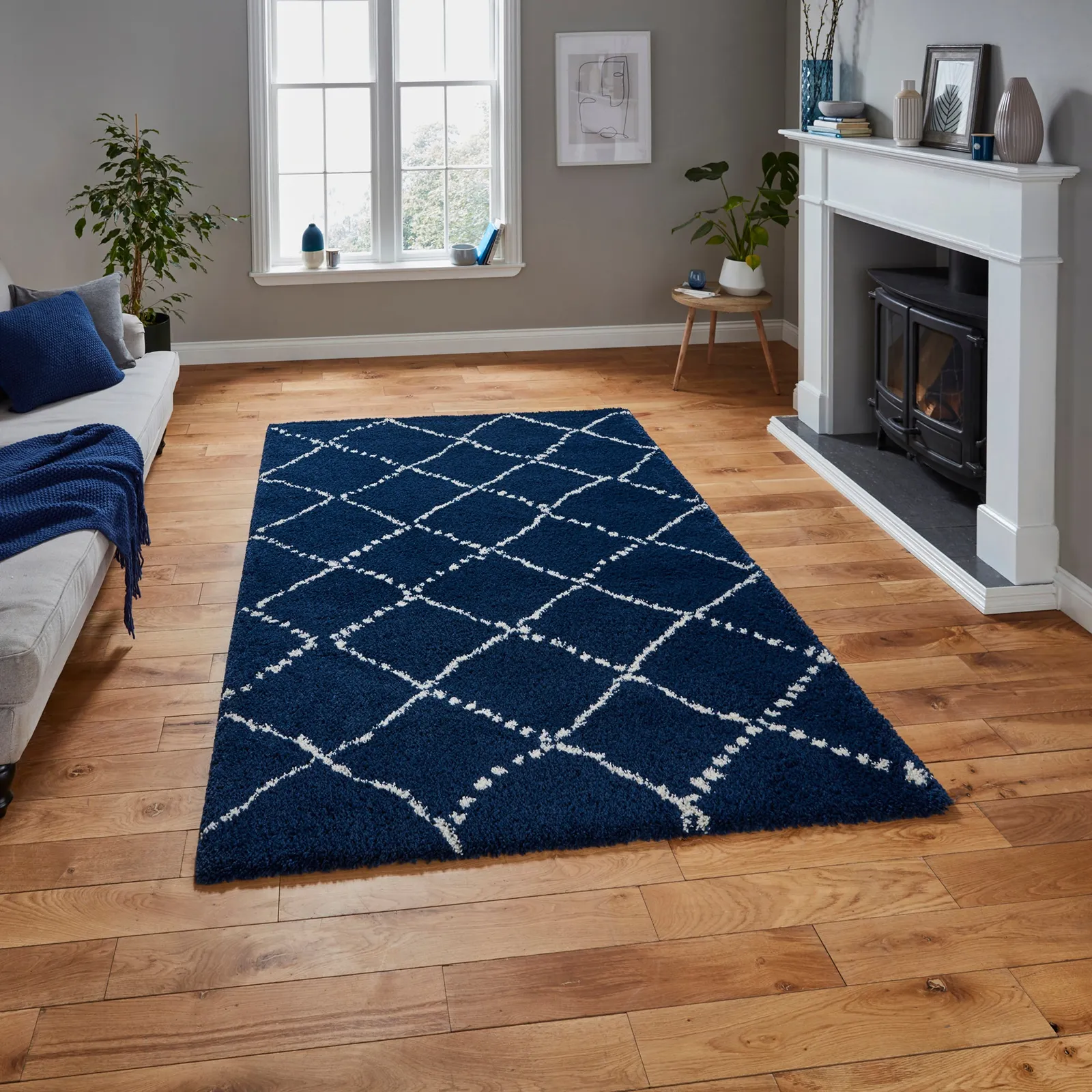 Royal Nomadic 5413 Rug Navy Blue