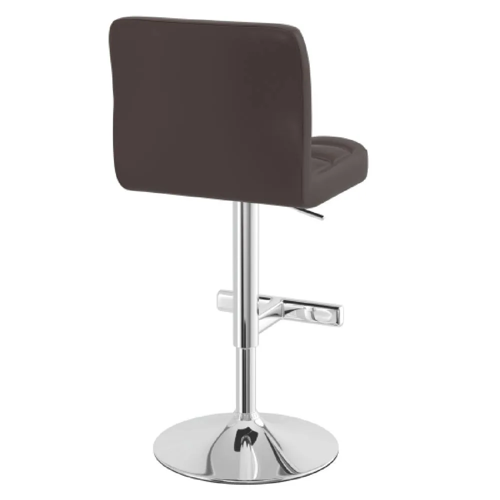 netfurniture Cuborn Brown Kitchen Breakfast Bar Stool Adjustable 5