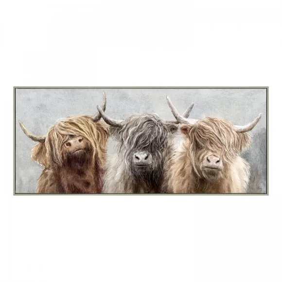 Three of a Kind Framed Canvas 3