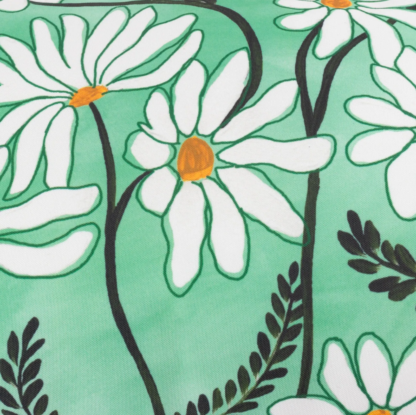 Wylder Daisy Fields Printed Outdoor Cushion in Mint 6