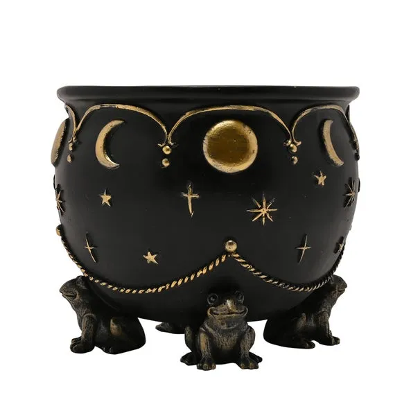 Hocus Pocus Cauldron with Frog Feet Ornament 3