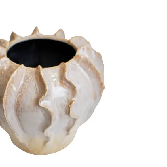 Scarlet Coral Reef Ceramic Vase 3