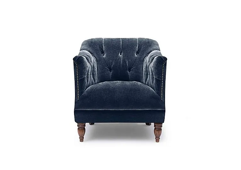 Henson Fabric Accent Tub Chair - Midnight - Sofas and Armchairs - In Time for Christmas