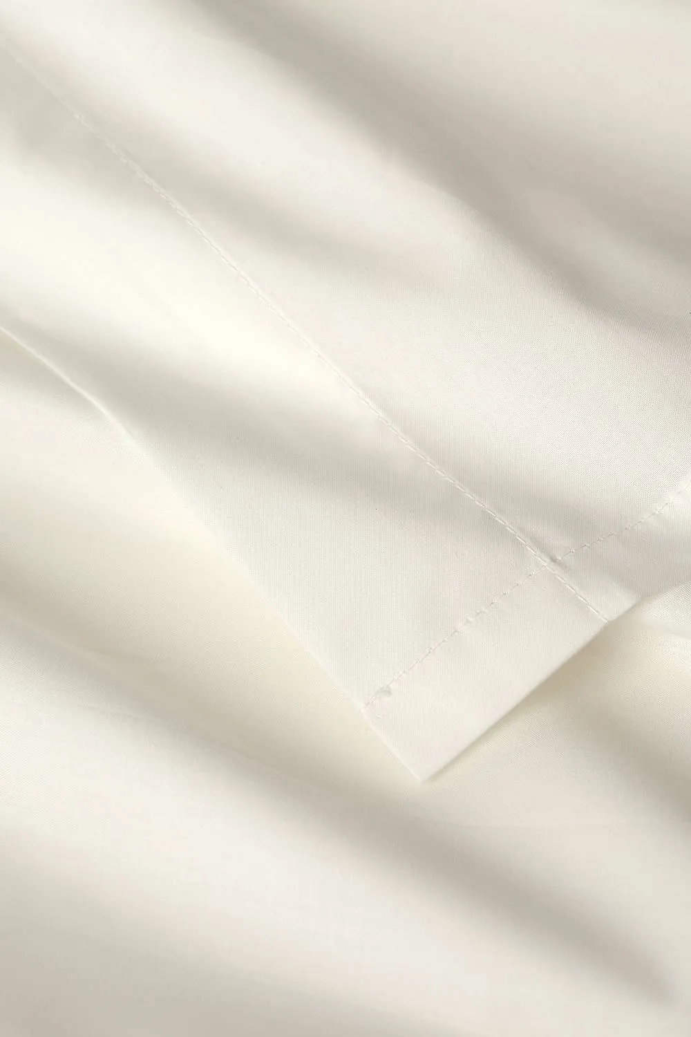 CHRISTY Pure Cotton Percale Flat Sheets in Ivory 2