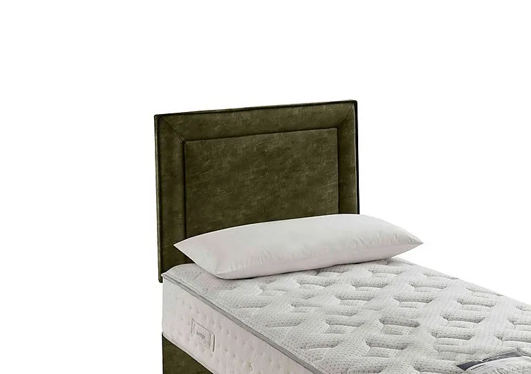Fauna Strutted Headboard - Single - Vintage Velvet Olive