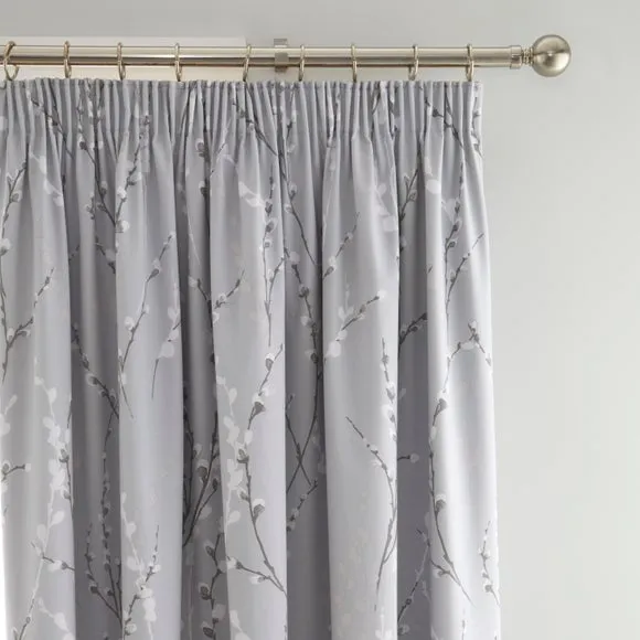Belle Polycotton Blackout Pencil Pleat Curtains 1