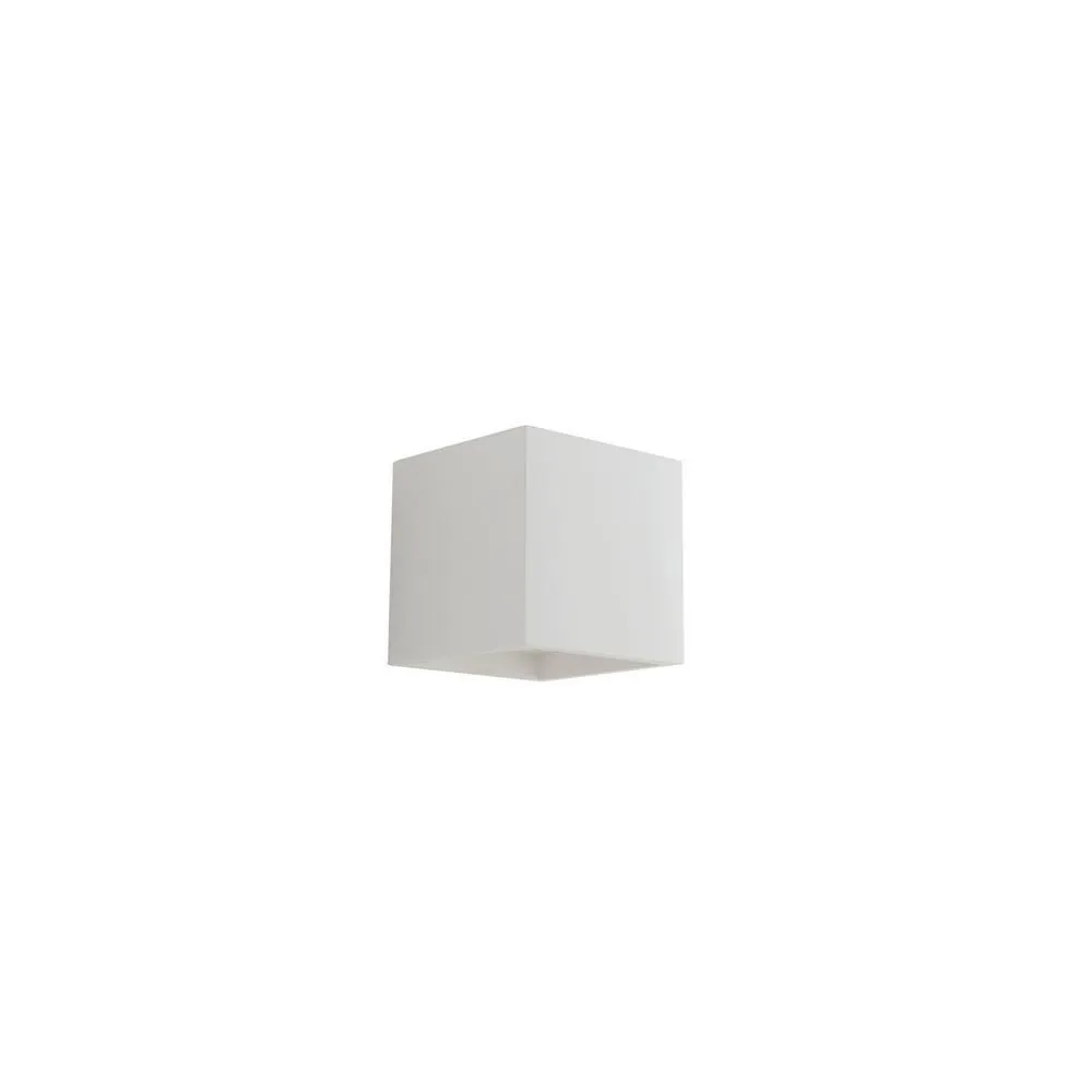 Netlighting RUBIK Plaster Wall Light White 11.5x11.5x11.5cm
