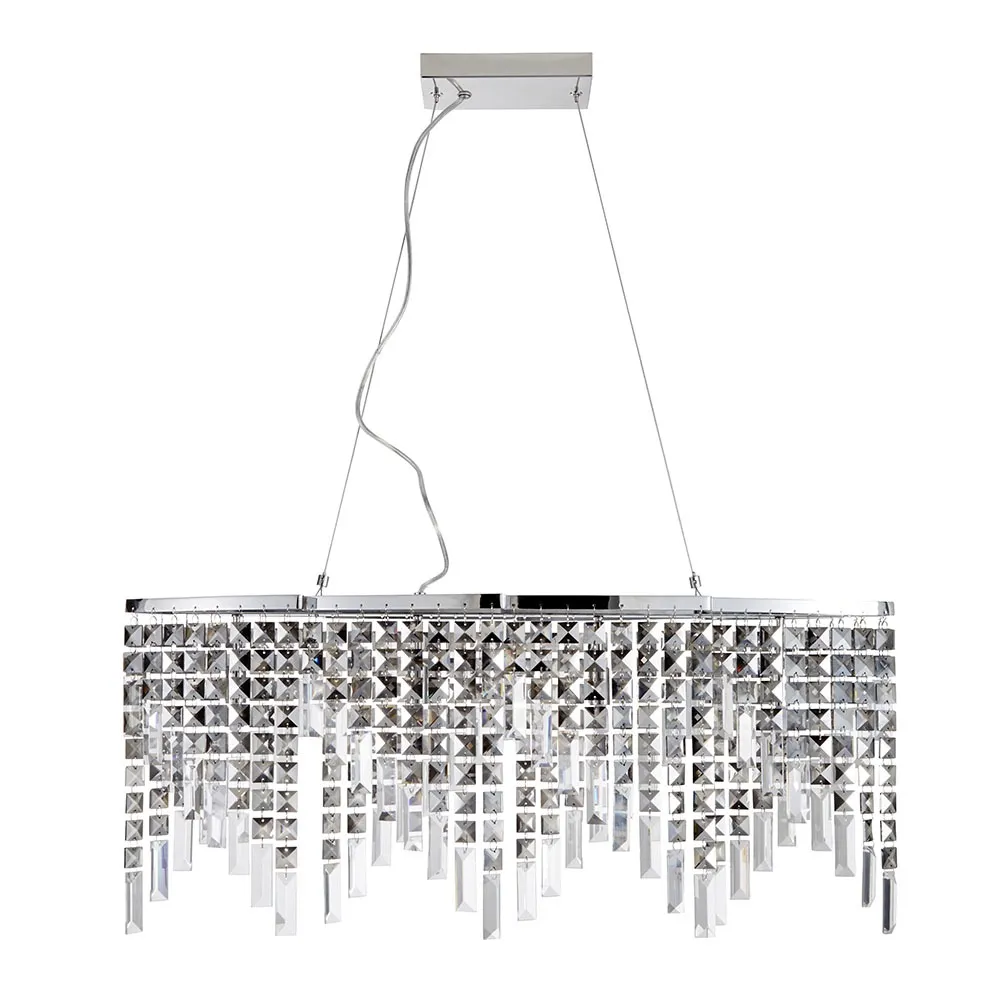 Esme Diner Ceiling Pendant, Chrome