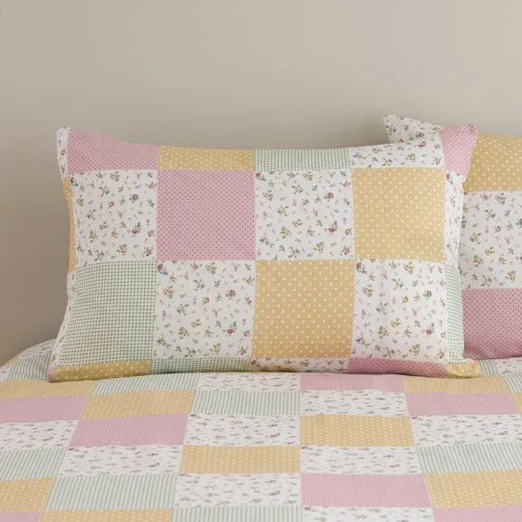 Ditsy Patchwork Duvet Cover and Pillowcase Set 2