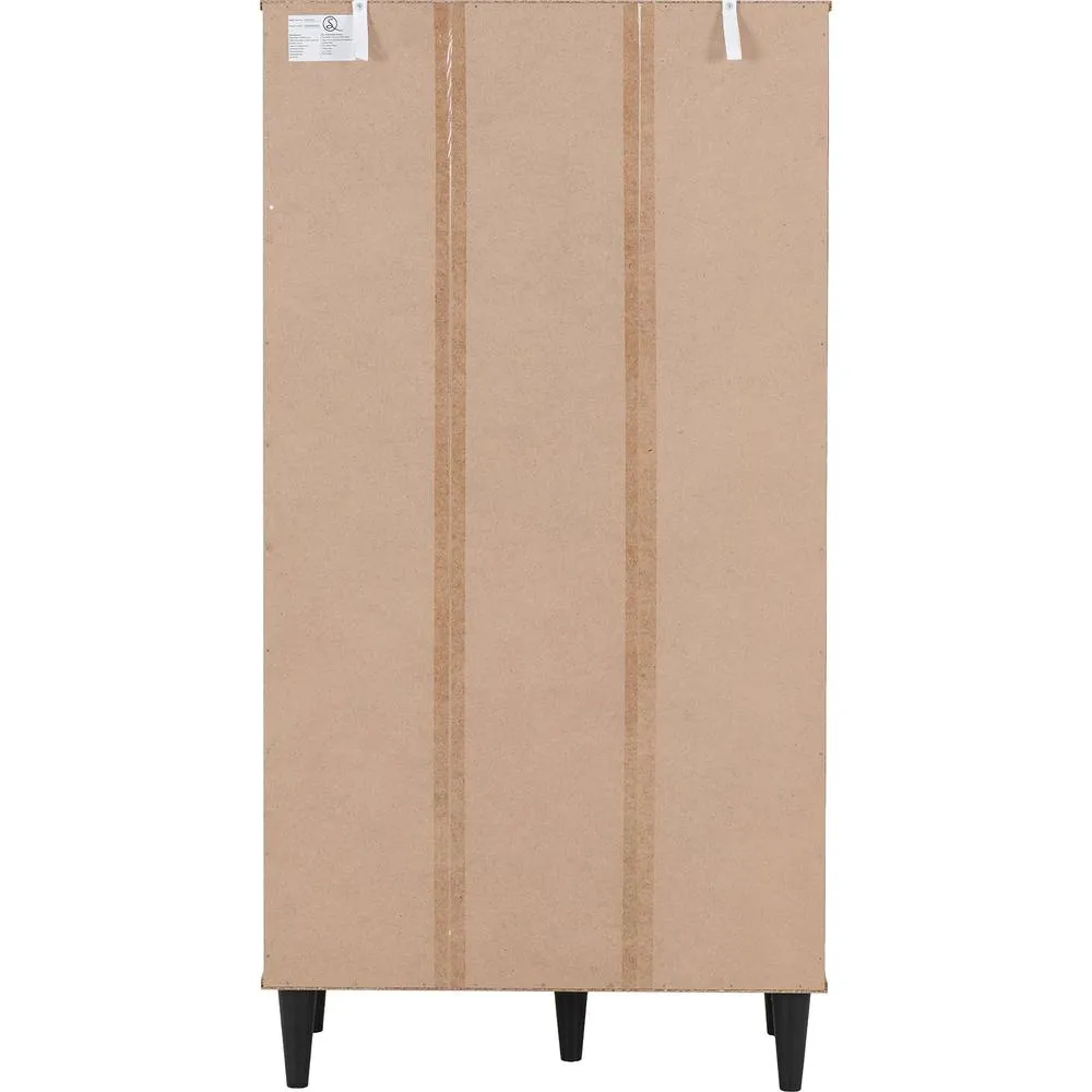 Seconique Tessa 1 Door Bookcase Unit in Natural 6