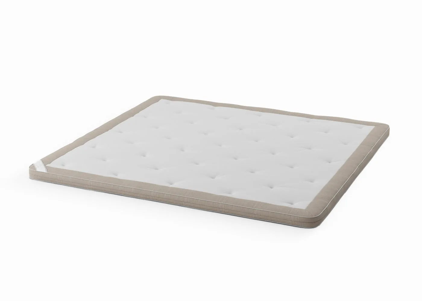 Carpe Diem Beds Luxury Mattress Topper Continental King in Ro Asuri Cashew