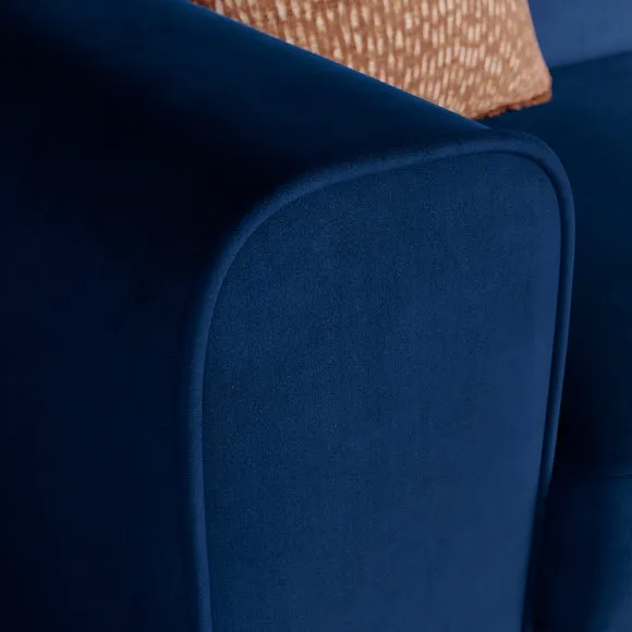 Abel Matte Velvet 2 Seater Sofa 4