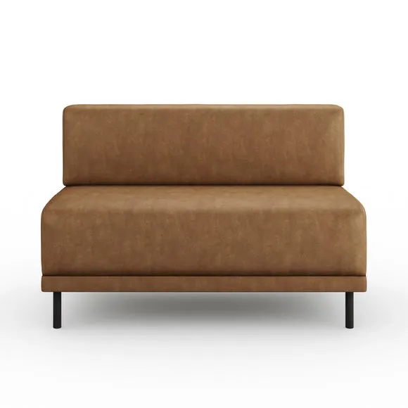 Mae Long Dining Bench, Faux Leather 5