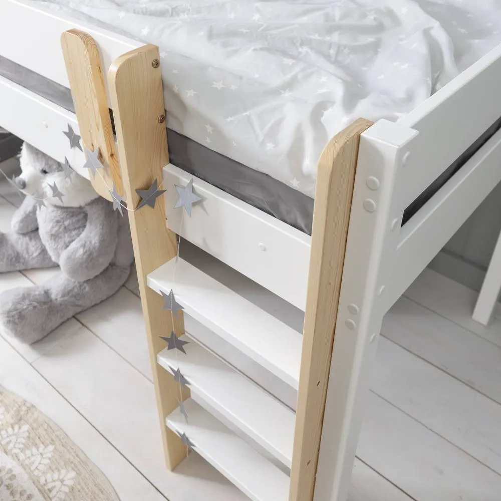 Nöa and Nani Una Midsleeper Cabin Bed in White 3