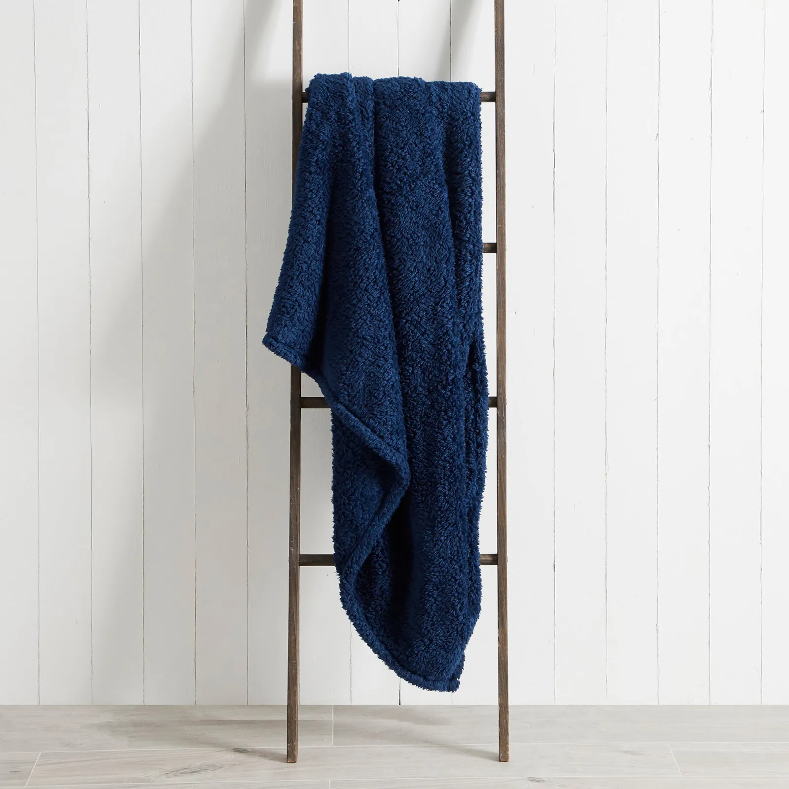 Teddy Bear Throw Navy Blue