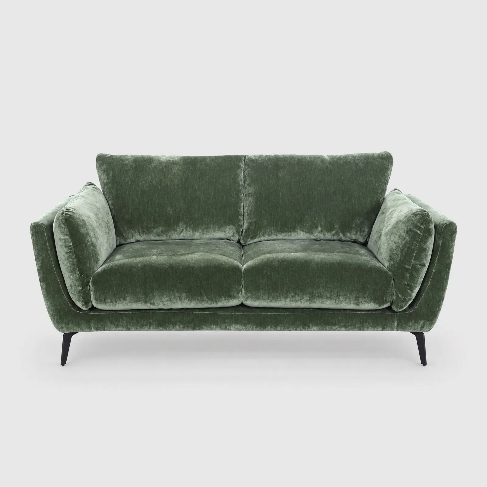 Boone 2 Seater Sofa, Green Velvet | Barker & Stonehouse 1