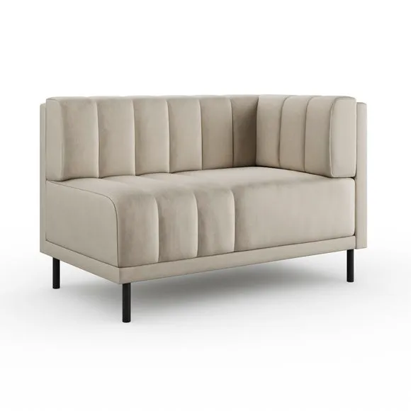 Amali Corner Dining Bench, Vintage Velvet 6