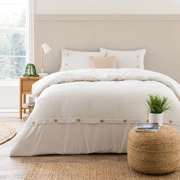 Khai Stripe Duvet Cover & Pillowcase Set 1