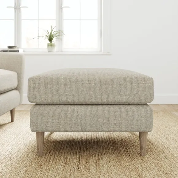 Sven Chunky Tonal Weave Footstool 2