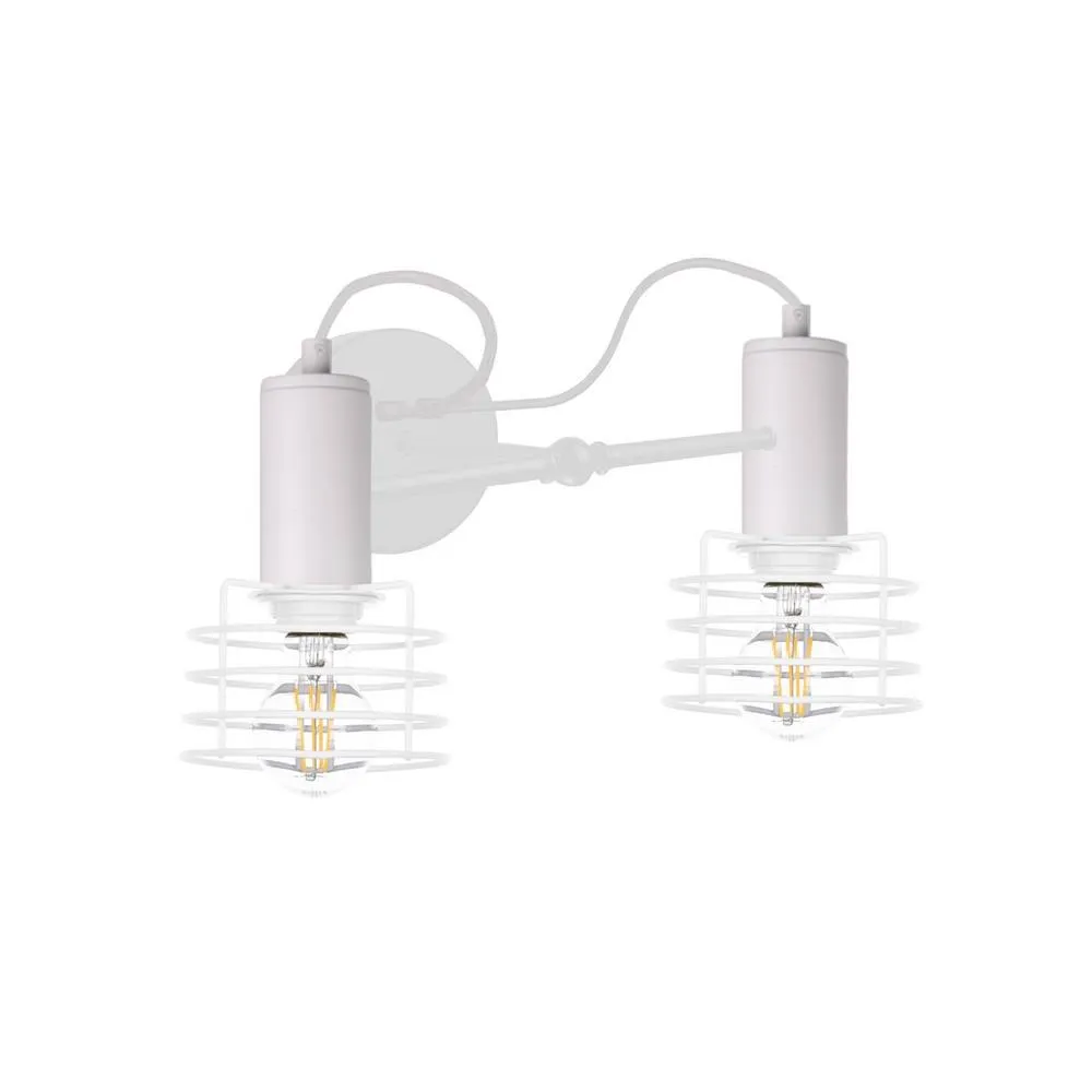 Netlighting Rune Wall Lamp White 25cm 2x E27