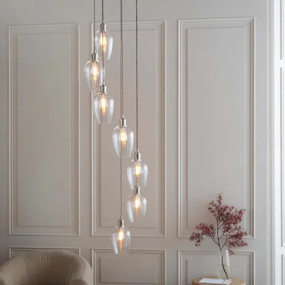 Vogue Sturt 7 Light Adjustable Cascade Pendant Light