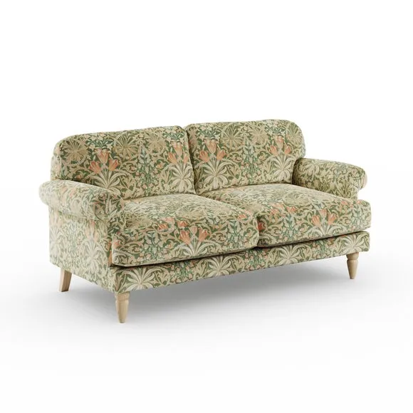 Jolene William Morris Woodland Weeds Print Velvet 3 Seater Sofa 6