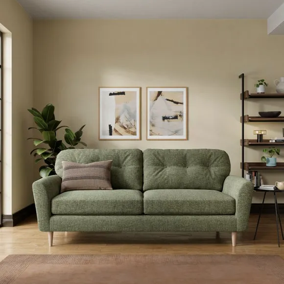 Sven Soft Texture Chenille 4 Seater Sofa