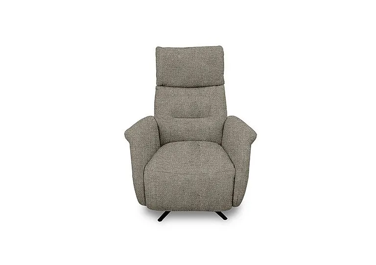 Designer Chair Collection Dusseldorf Fabric Power Recliner Swivel Chair - Sand