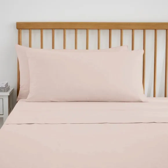 Pure Cotton Large Standard Pillowcase Pair 1