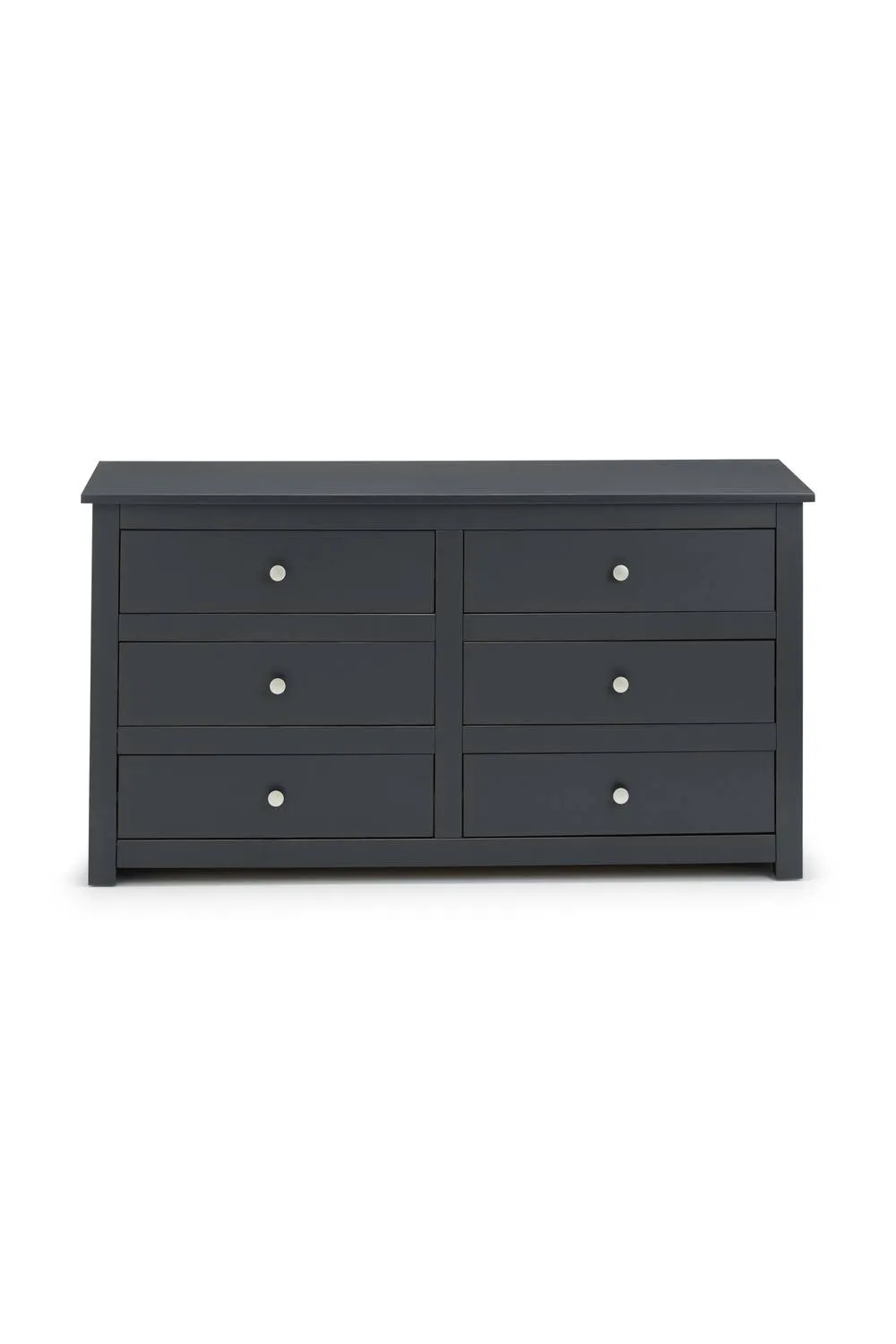 Julian Bowen Radley 6 Drawer Wide Chest in Black 5