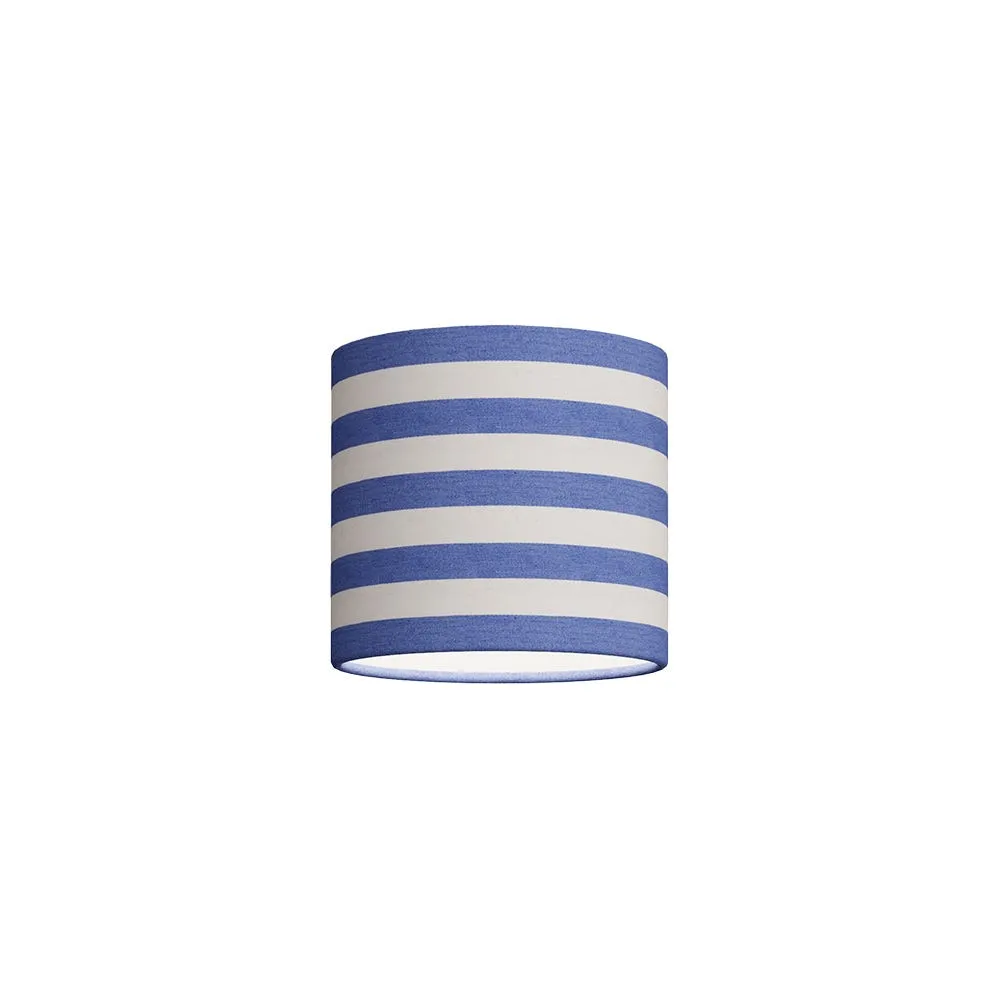 Shropshire Shades Big Stripe Lampshade Navy 20 x 18cm 2