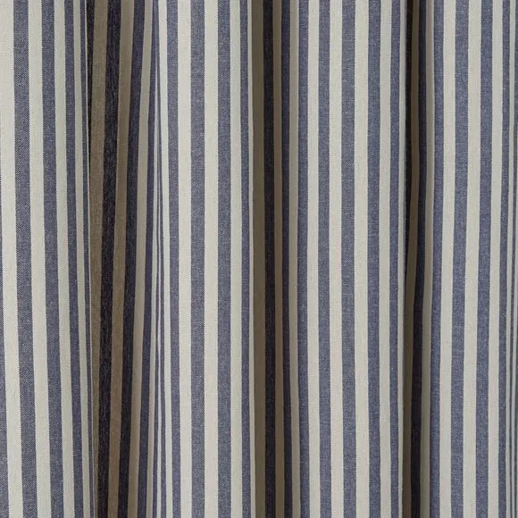 Linford Stripe Unlined Slot Top Curtains 3